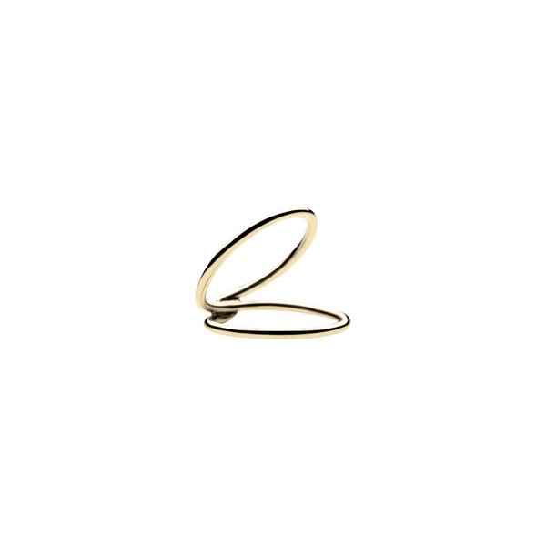 Mini Viper Ring I Goldplattiert 