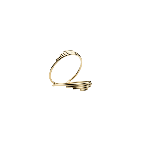 Mini Viper Cryx Goldring aus 14K Gold
