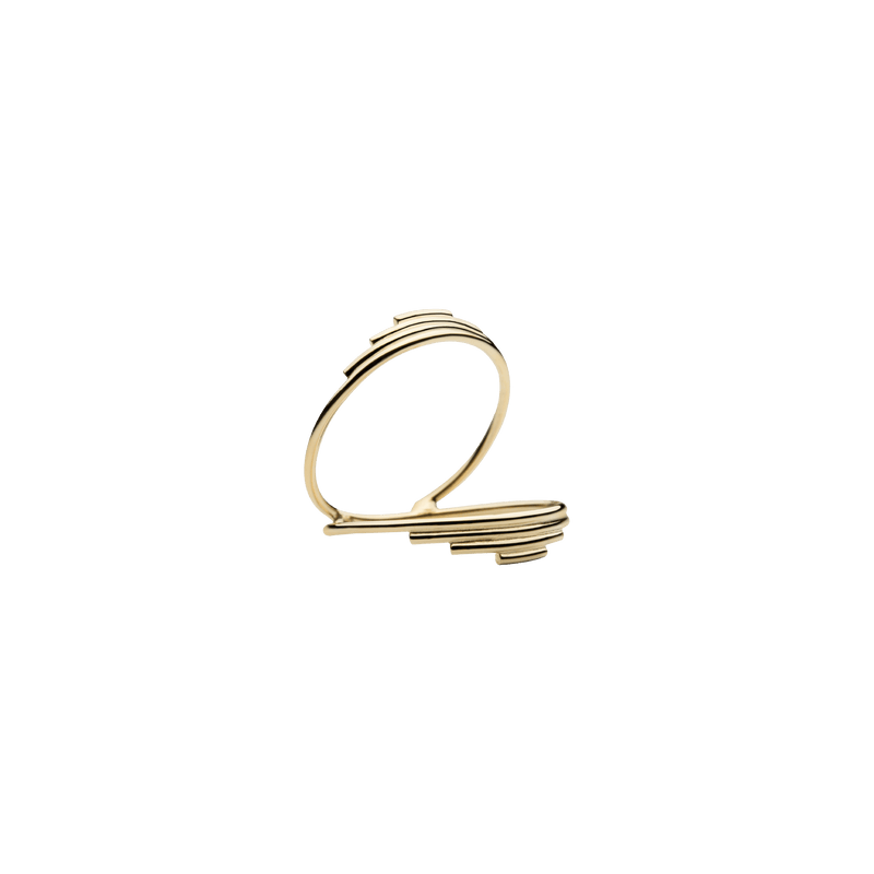 Mini Viper Cryx Gold Ring - 14k Gold