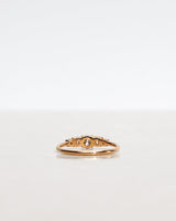 Elise 18K Gold, Whitegold or Rosegold Ring w. Diamonds