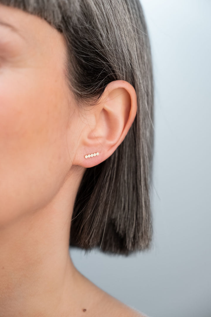 Sandrine Diodati | Paula Gold & Silber Ohrstecker