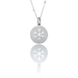 Snowflake Halskette aus Silber