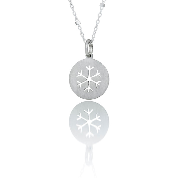 Snowflake Halskette aus Silber