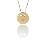 Sparkling star 14K Gold Necklace