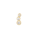 Miss Marilyn 14K Gold Earring w. Diamonds