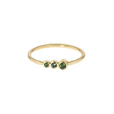 Miss Marilyn 14K & 18K Gold Ring w. Tsavorite