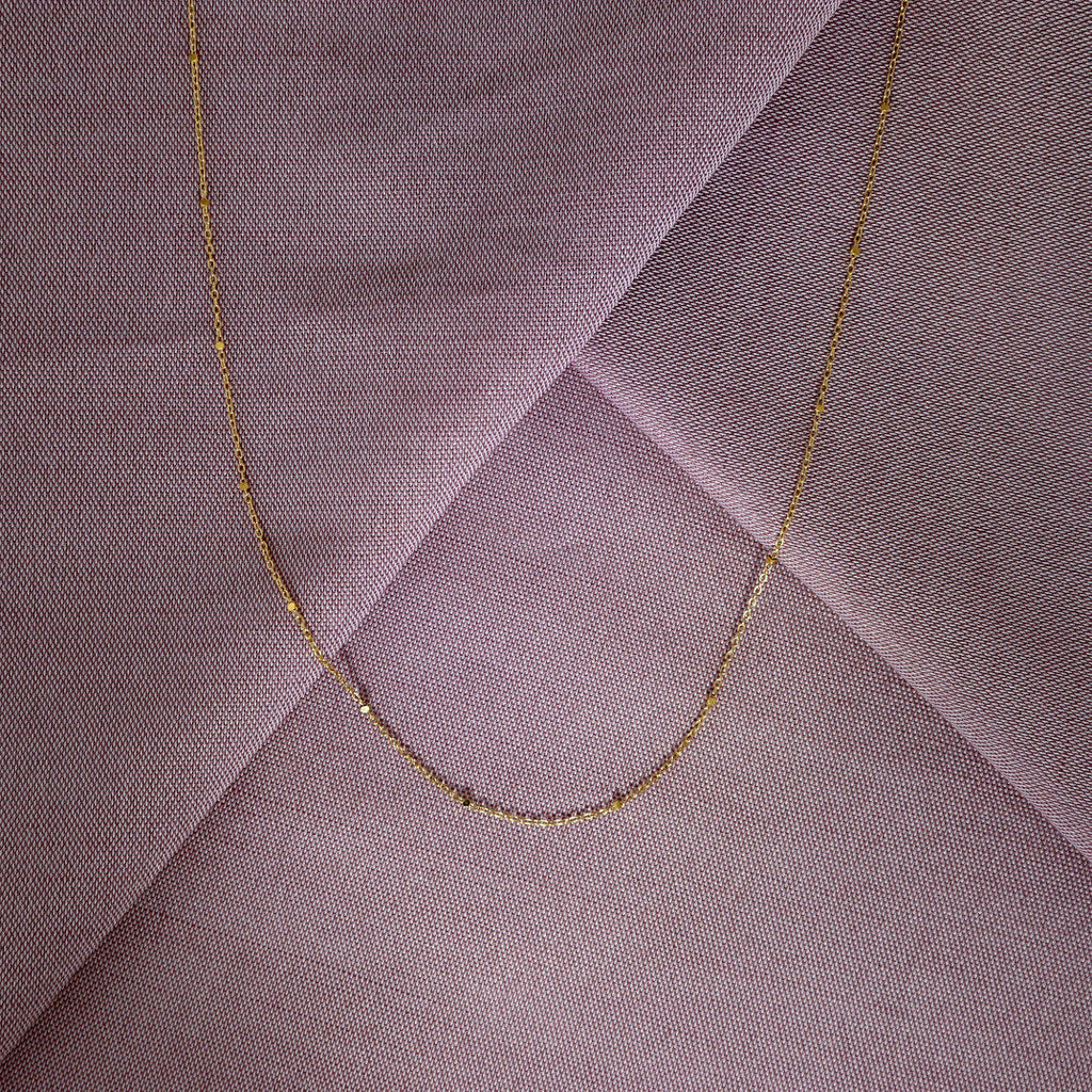 Saturn Kæde 18K Guld Halskæde