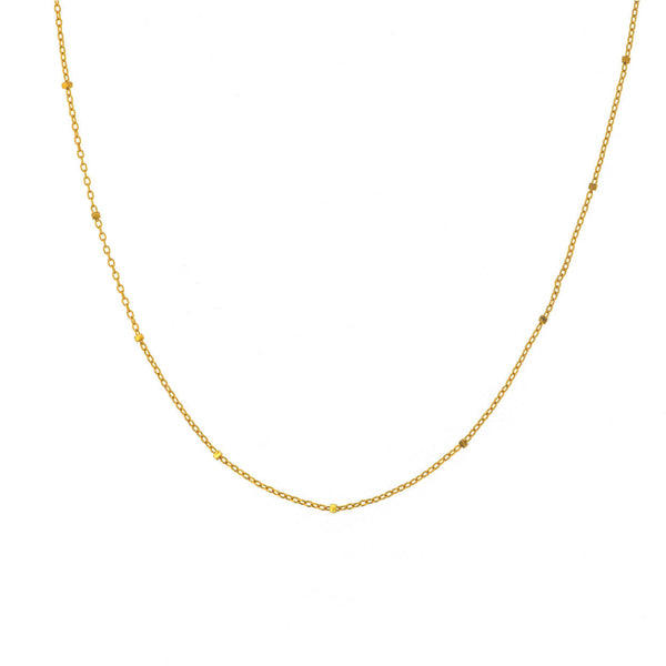Saturn chain 18K Gold Necklace