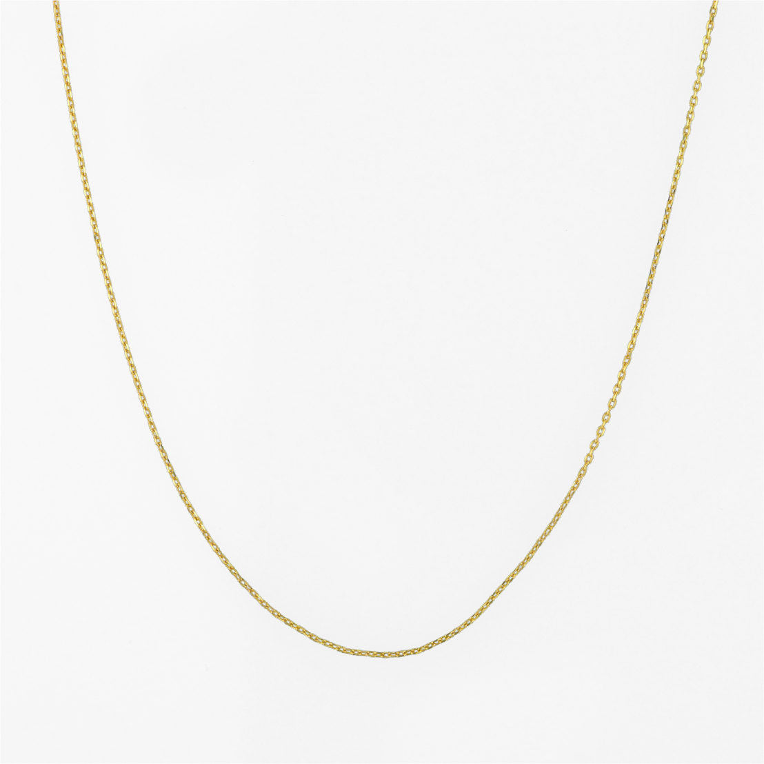 Anchor chain Sparkle 18K Gold Necklace