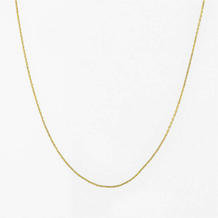 Anchor chain Sparkle 18K Gold Necklace