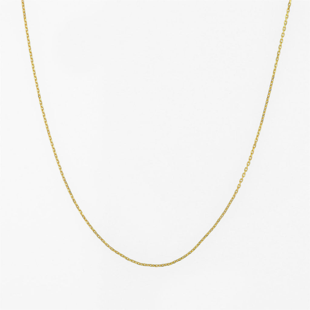 Ankerkæde Sparkle 18K Guld Halskæde