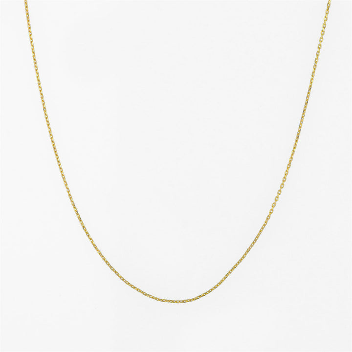 Anchor chain Sparkle 18K Gold Necklace