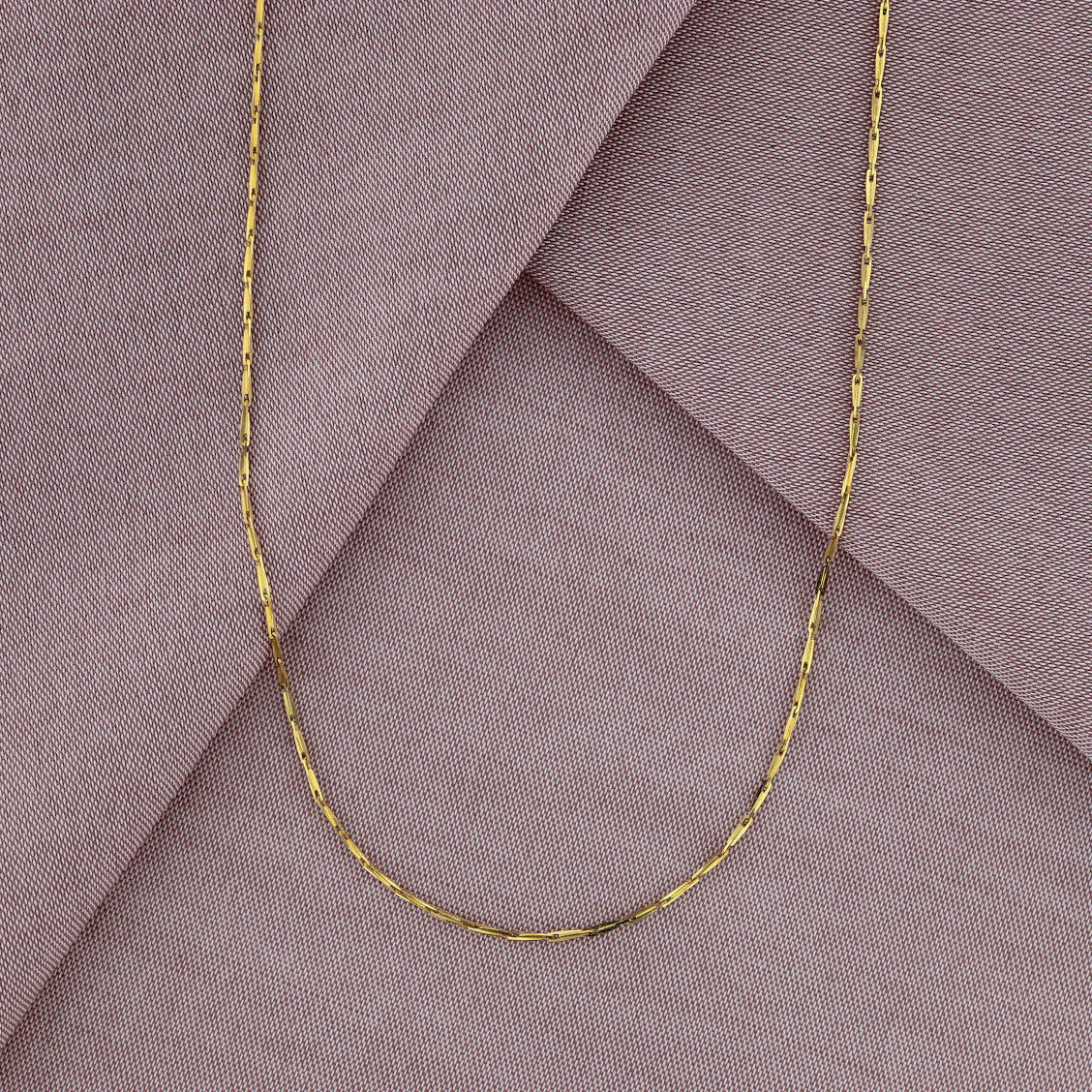 Corn chain 18K Gold Necklace