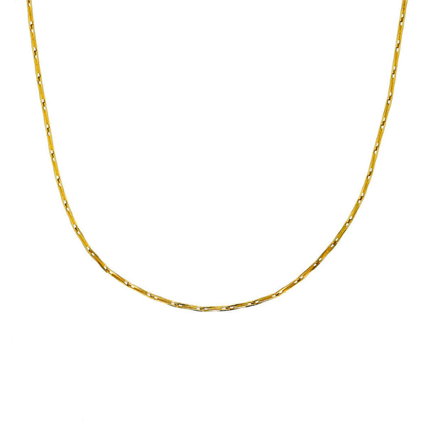 Corn chain 18K Gold Necklace