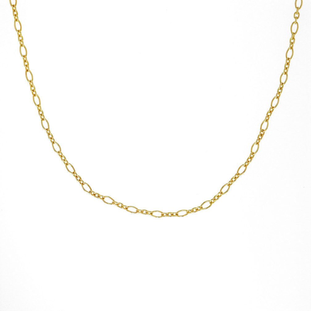 Barok chain 14K Gold Necklace