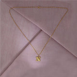Circus Letter N Gold Plated Necklace
