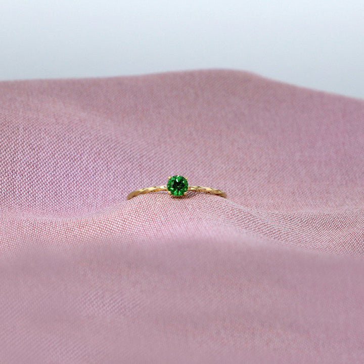 Miss Martha 14K Gold Ring w. Tsavorite