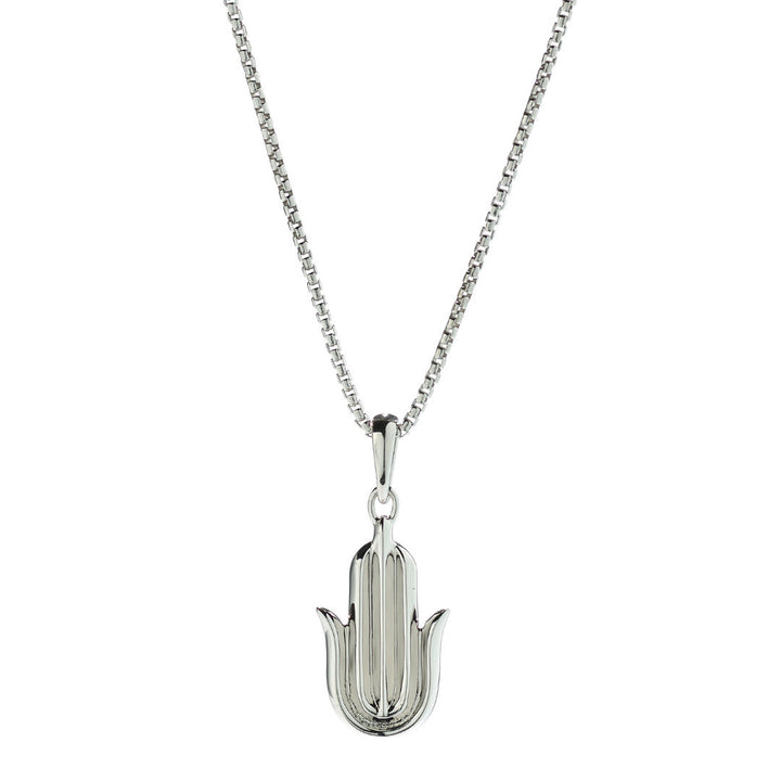 Hope Hamsa  Silver Necklace