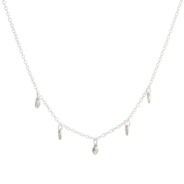 Droplets Silver Necklace