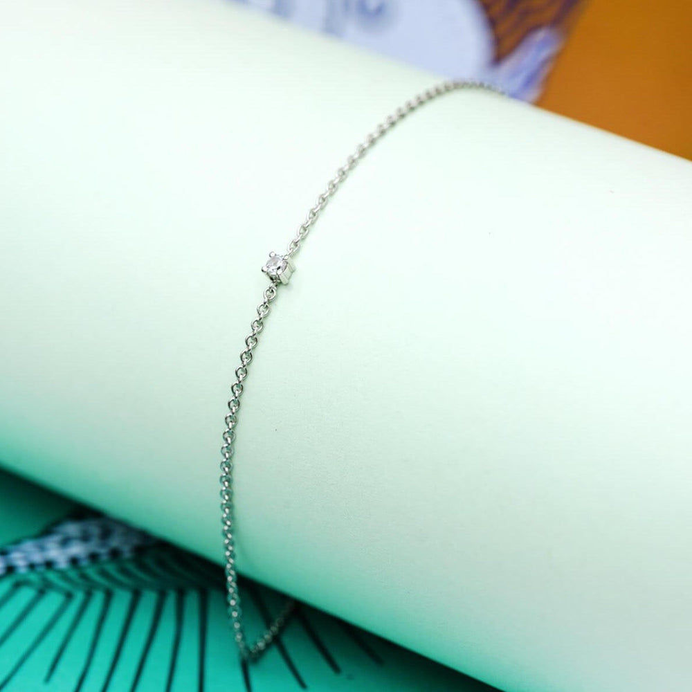 Essential Bracelet Treat White gold 18K Whitegold Bracelet w. Sapphires