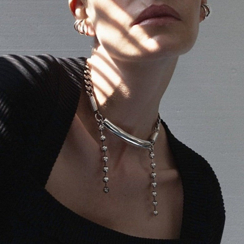 Unisex Choker Sølv