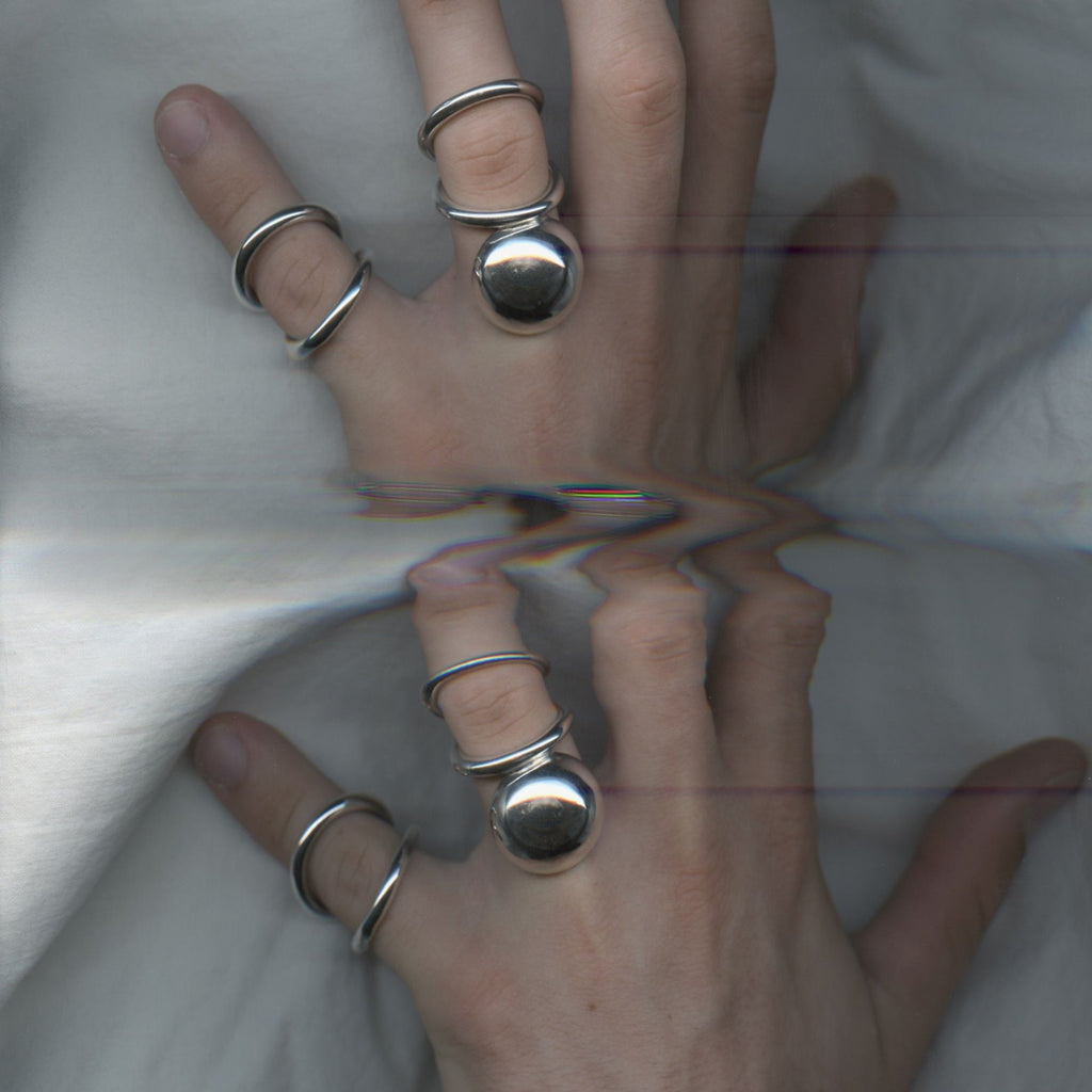 Bulky Viper Ring Sølv