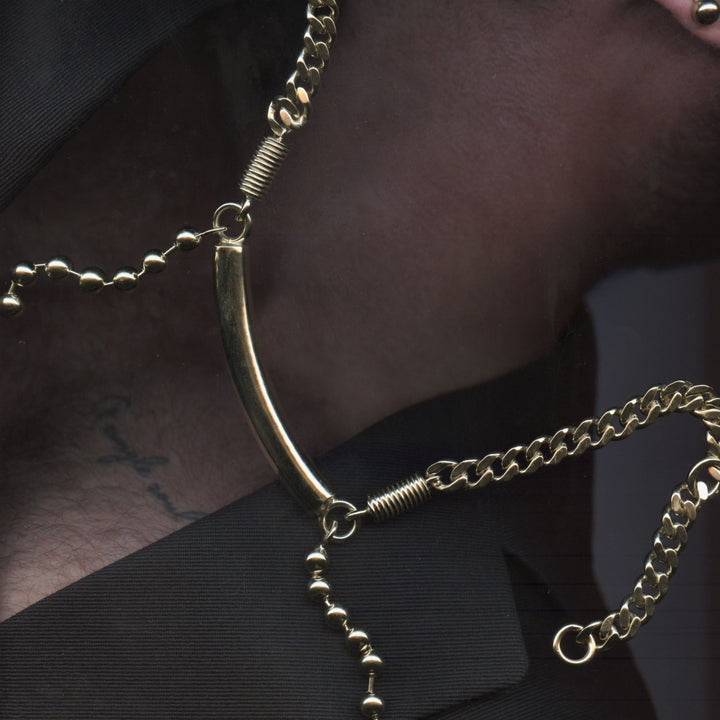 Unisex Choker Gold Plated