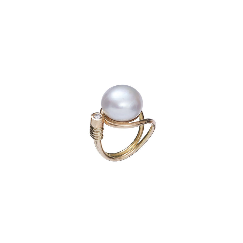 Somnia Pearl Ring Gold