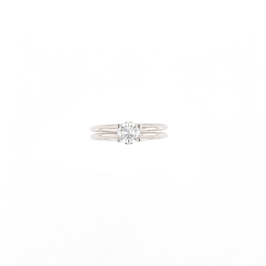 Miss Tea 14K White Gold Ring w. Diamonds