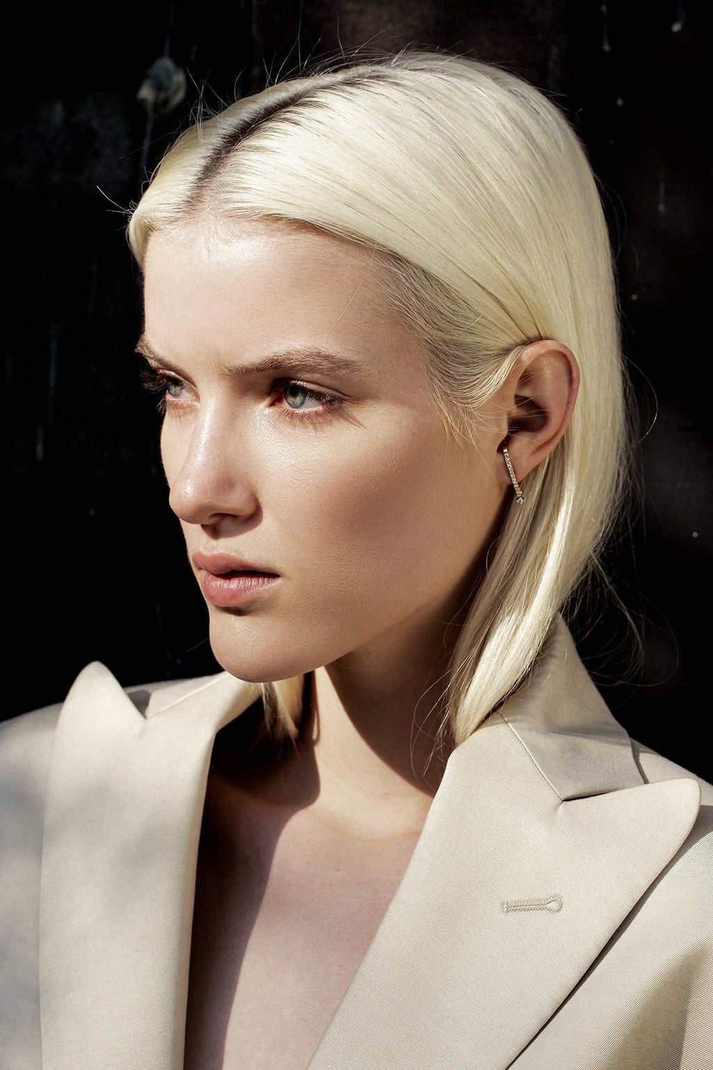 Diamond Drop Earring 0.21 in 14K Gold - Single