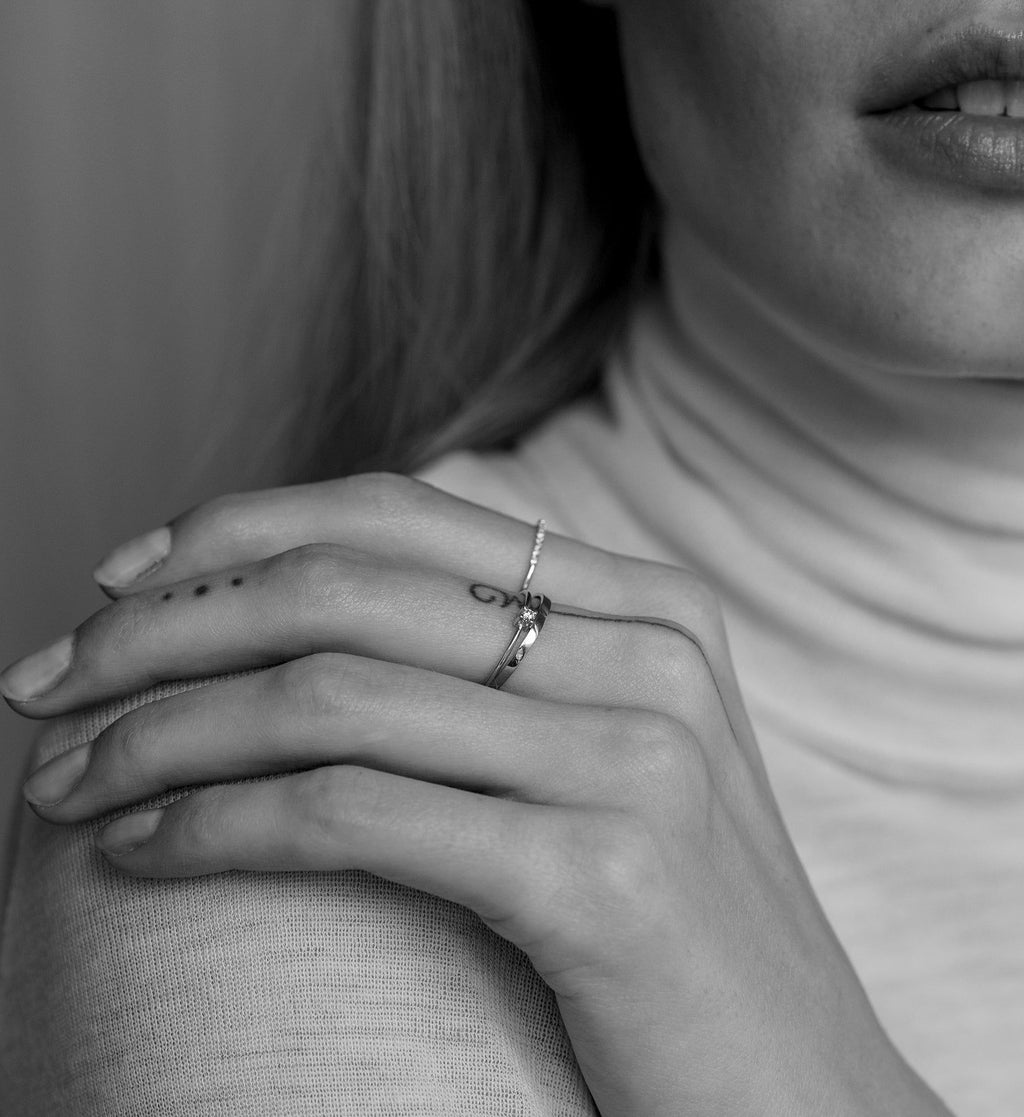 Diamond Ring 0.04 in 14K Gold