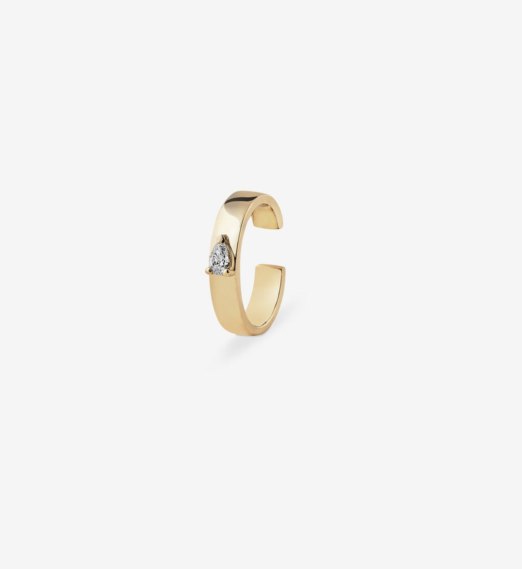 Birnen-Diamant Earcuff 0.07