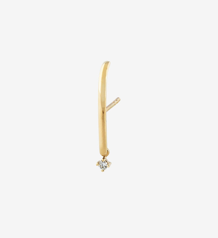 Diamond Drop Earring 0.05 in 14K Gold - Single