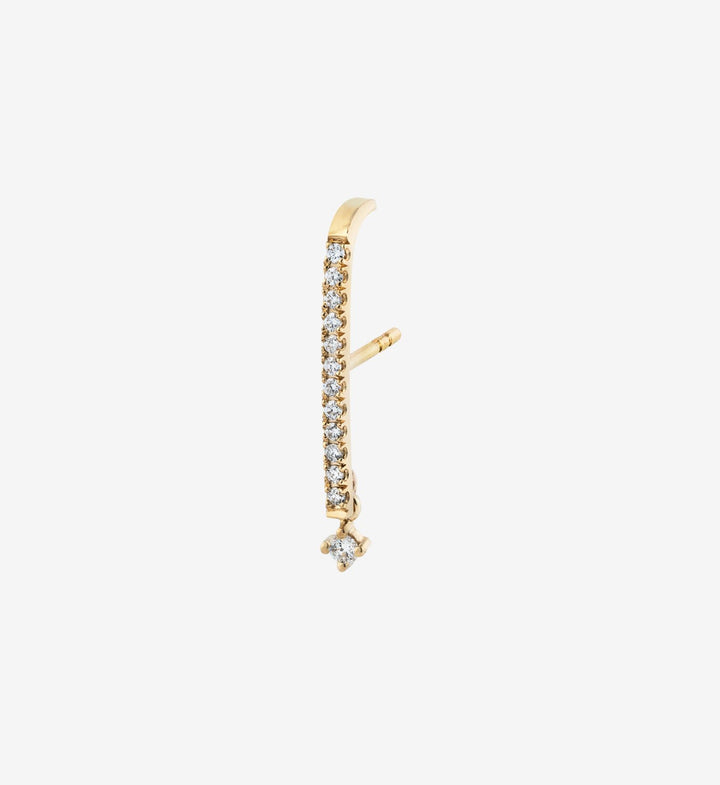 Diamond Drop Earring 0.21 in 14K Gold - Single