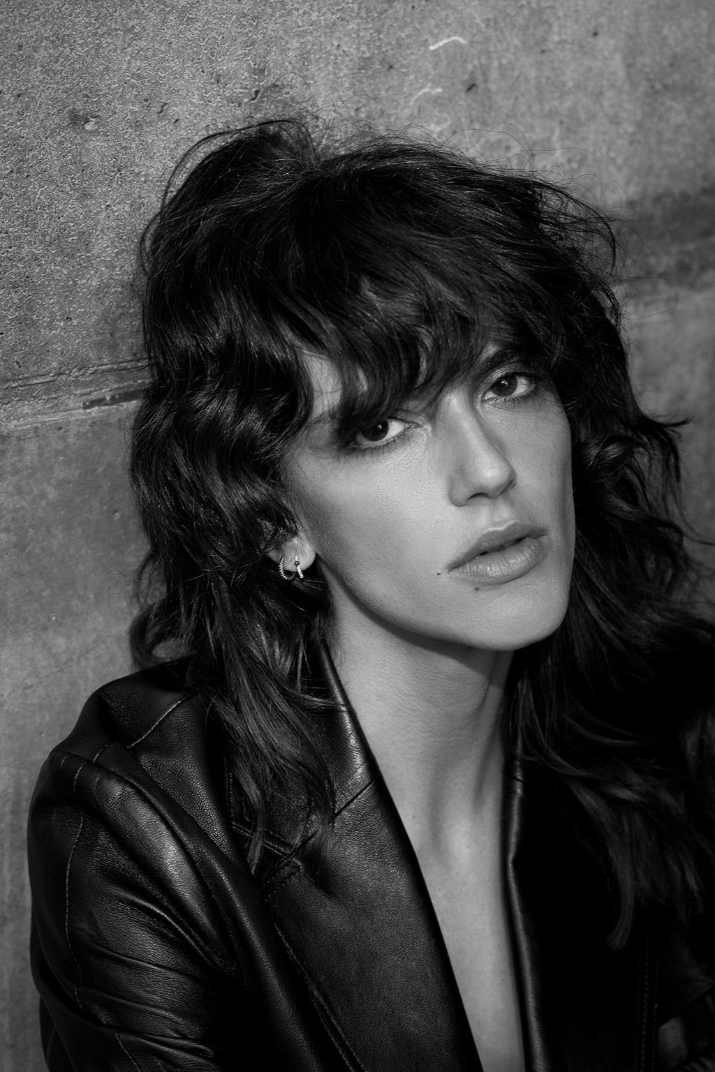 Sort Diamant Huggie 0.075 - Single