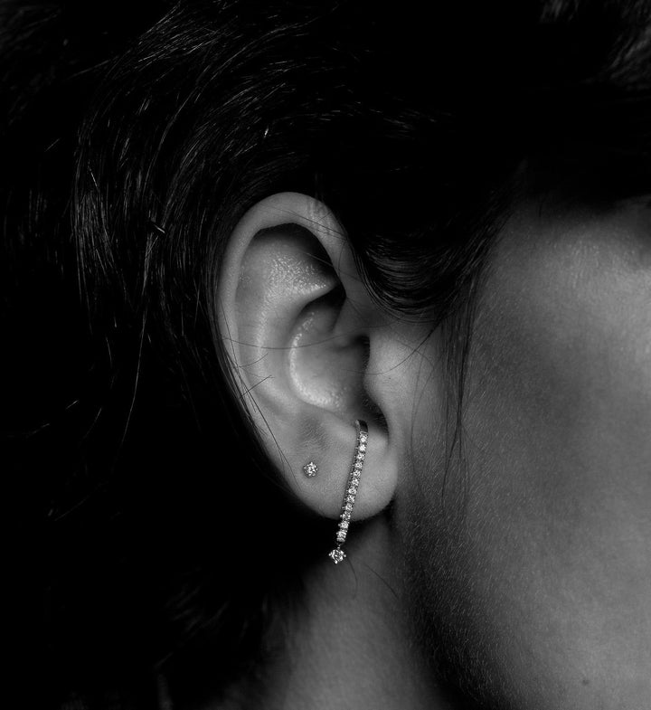 Diamond Drop Earring 0.21 in 14K Gold - Single