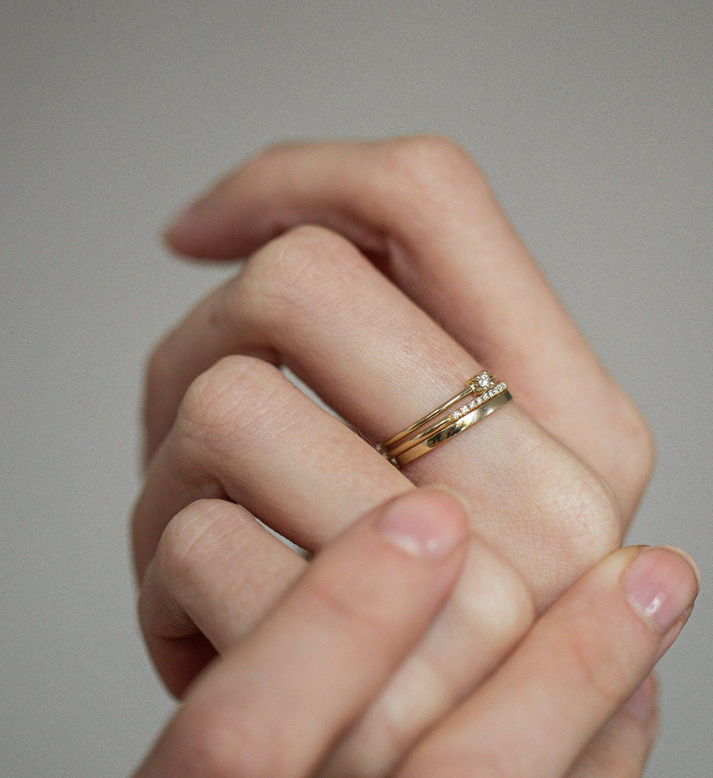 Diamond Ring 0.04 in 14K Gold