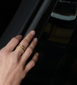 Double Ring 0.00 aus 14K Gold