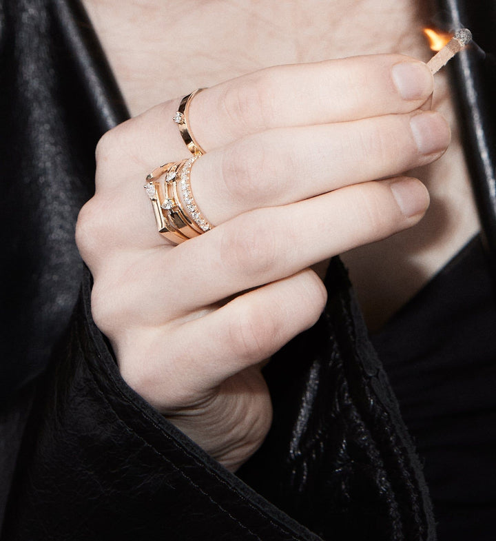 Diamond Stacking Ring 0.06