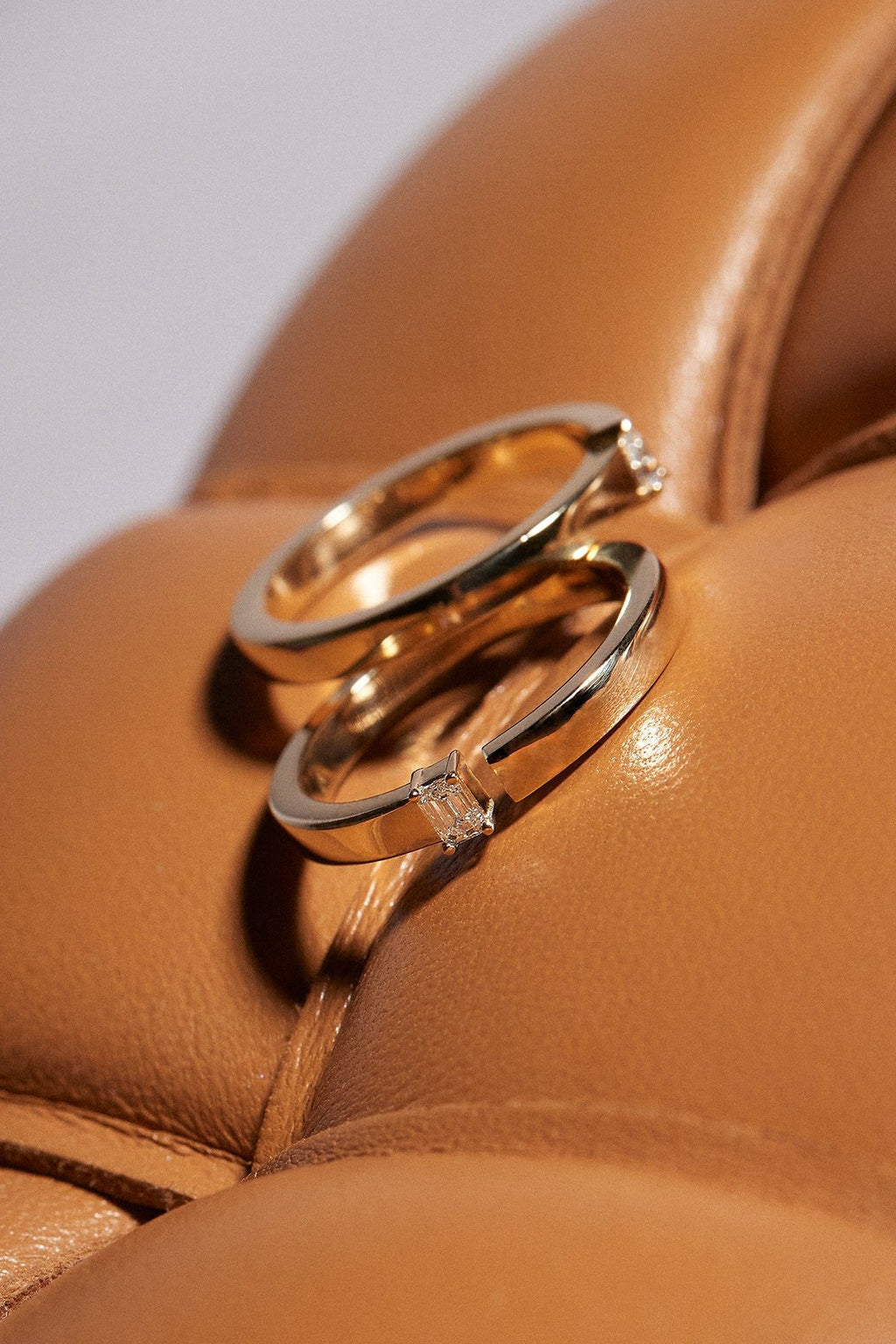 Split Ring Smaragdschliff I Diamant 0.15 Kt.