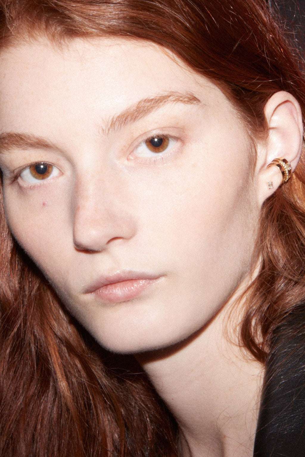 Emerald-Cut Diamond Stud 0.10 - Single