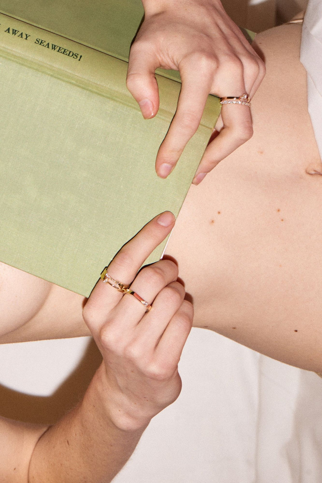 Pear Diamond Bold Ring 0.13