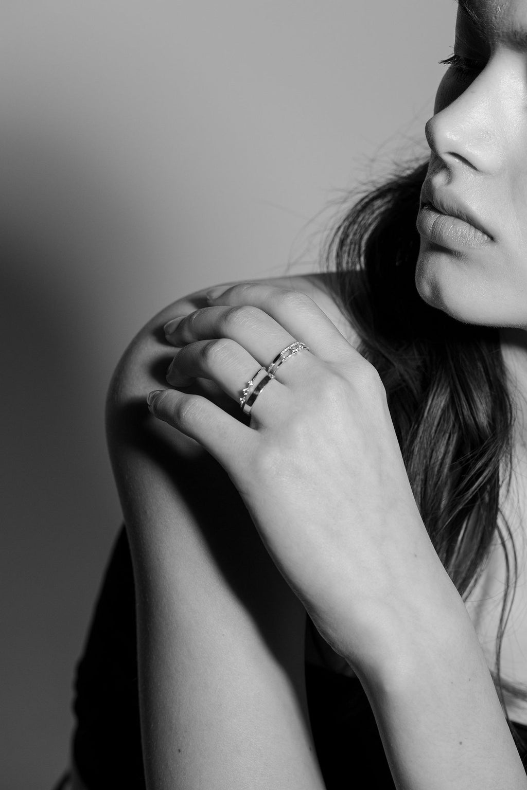 Trio Diamantring 0.09 Kt.