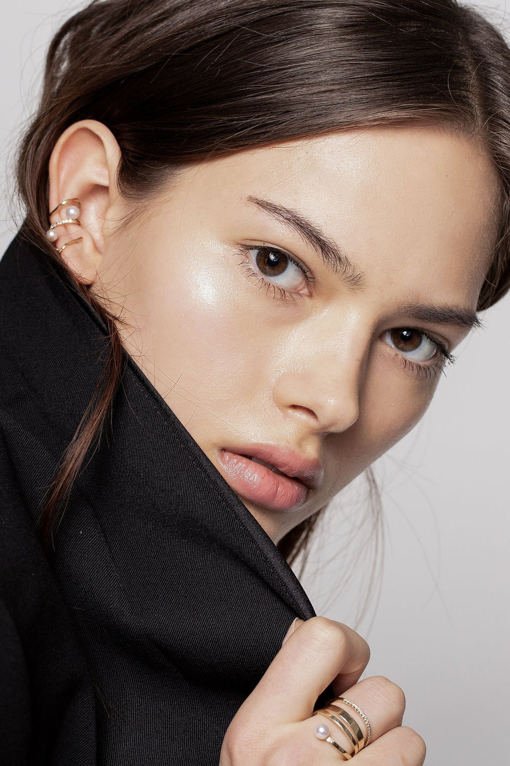 Pearl Spiral Earring 05 - Single