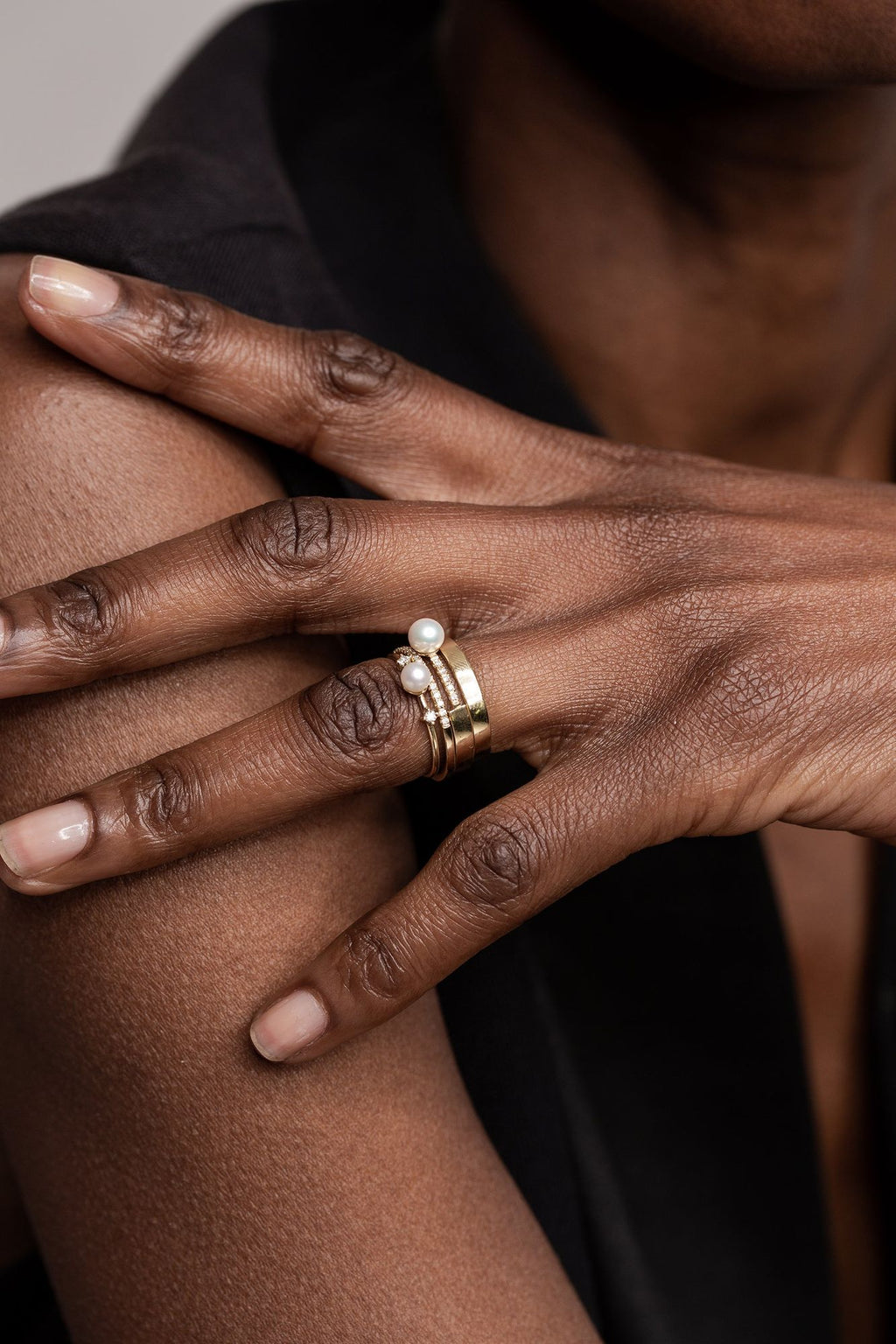 Perlen-Diamantring 05