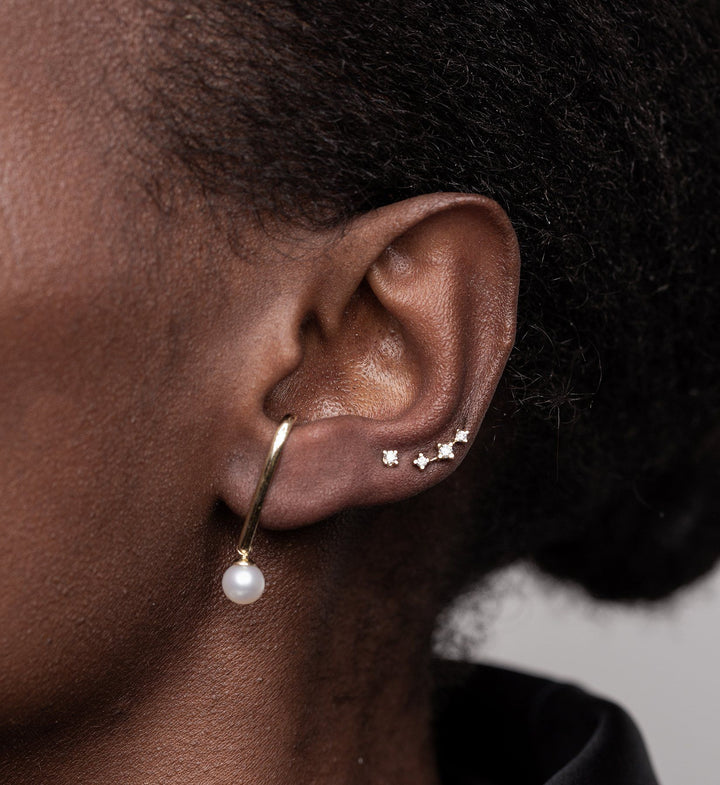 Trio Diamond Stud 0.09 - Single