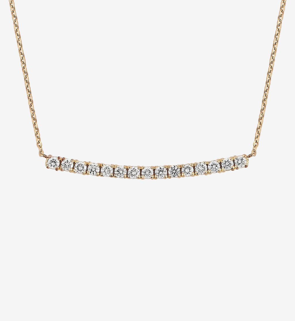 Diamond Line Necklace 0.45