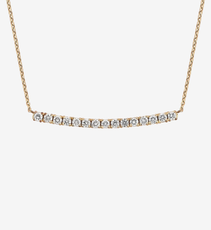 Diamond Line Necklace 0.45
