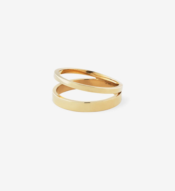 Double Ring 0.00 in 14K Gold