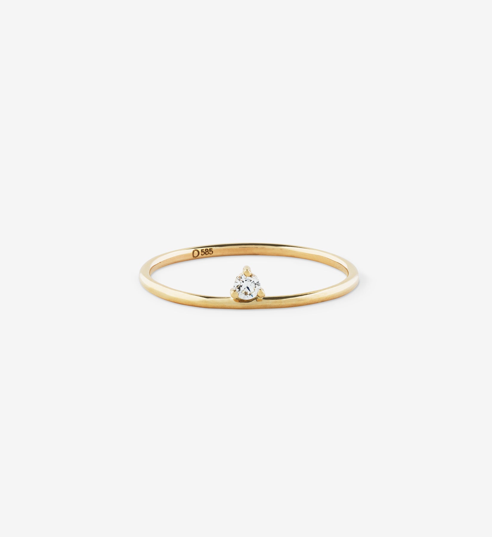 OUVERTURE Floating Diamond Ring 0.05 in 14K Gold – The Jewellery Room